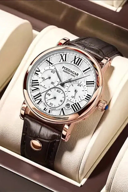 Relógio Poedagar Vintage Brown