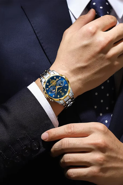 Relógio Poedagar Wind Gold